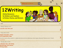 Tablet Screenshot of 12writing.com